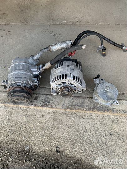 Генератор и компрессор кондиционера BMW X5 diesel