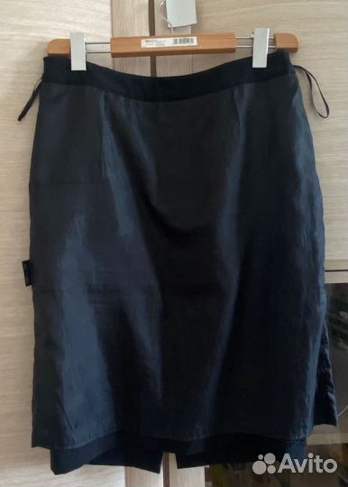 Юбка прямая чёрная 44 размер