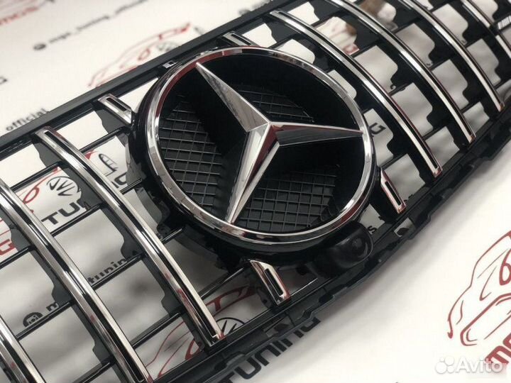 Решетка Mercedes GLC X253 Panamericana п/к + AMG