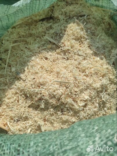 Опилки стружка в мешках