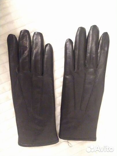 Перчатки кожаные новые, размер 18