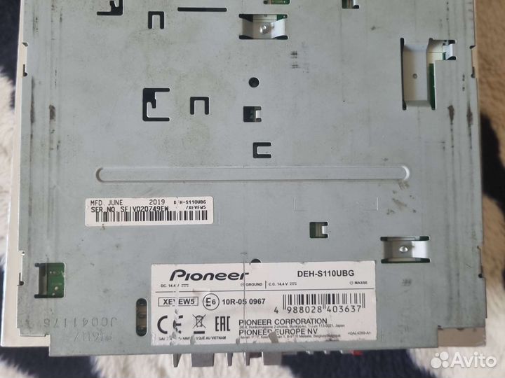 Автомогнитола pioneer бу