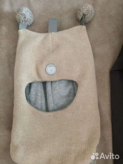 Шапка шлем для девочки зимняя 52