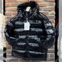 Куртка Moncler Maya глянцевая с Европы (Арт.64835)