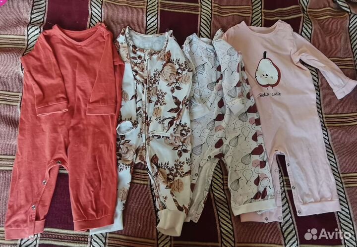 Вещи на девочку пакетом 68-74