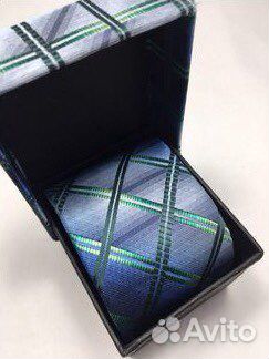 Новый узкий галстук в подарочной коробке