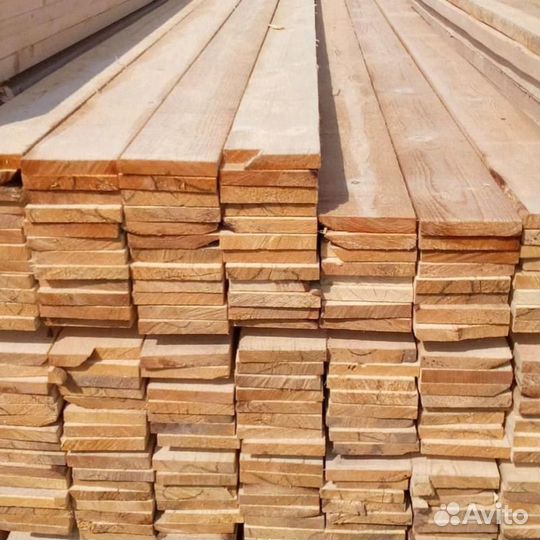 Доска обрезная ест. влаж. хвоя 2 сорт 50х100х6,0