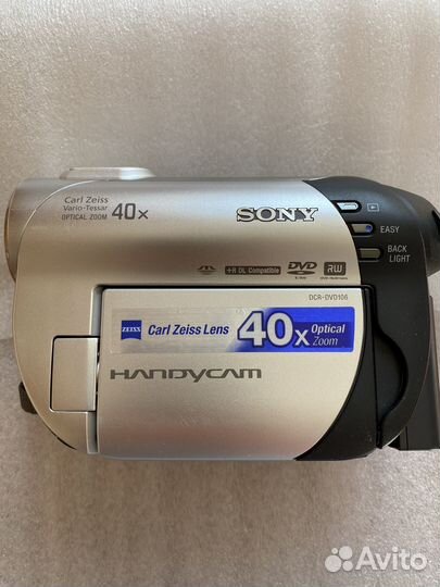 Sony handycam видеокамера dcr-dvd106