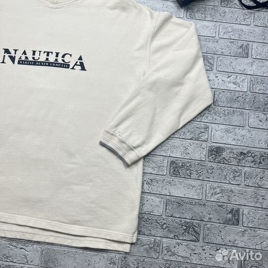 Винтажный Свитшот Nautica Big Logo Vintage