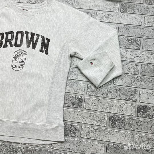 Винтажный свитшот Champion Brown University