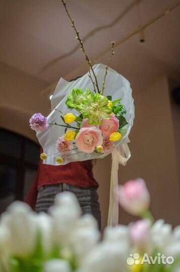 Букет цветов, сборный букет, цветы
