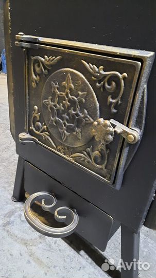 Печь с конвекционными радиаторами (буржуйка)