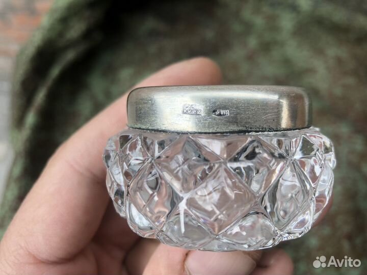 Солонка СССР серебро 875 проба редкое клеймо
