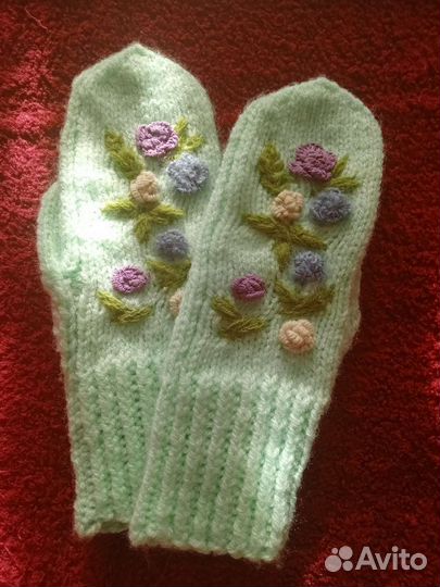 Варежки ручная работа