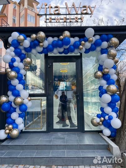 Арка из шаров, гирлянда на открытие