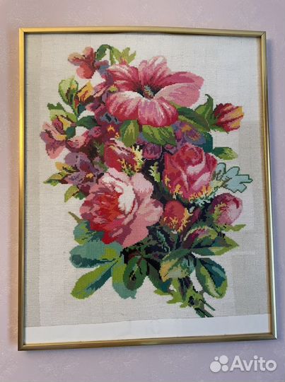 Картина вышитая крестом 40*50