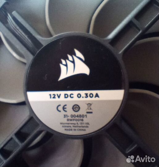 Корпусной вентилятор Corsair 120 Новый + б/у 140