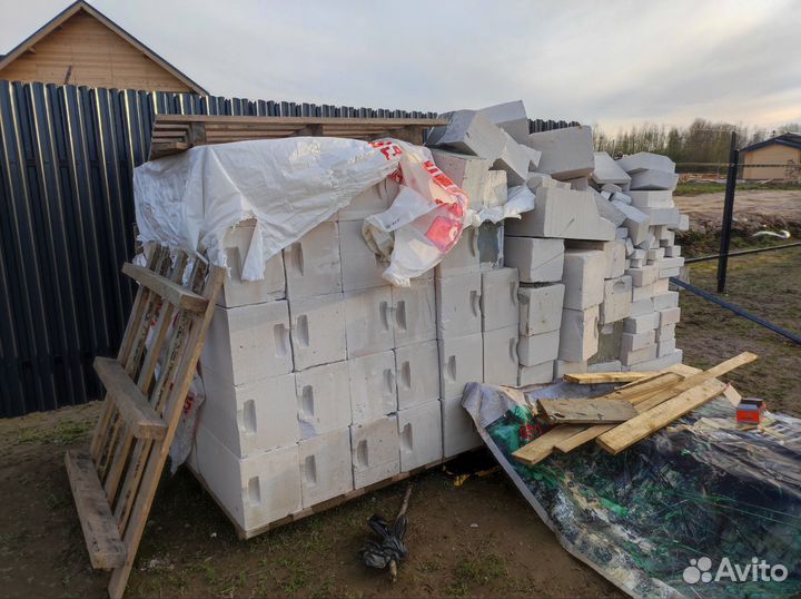 Газобетонные блоки остатки