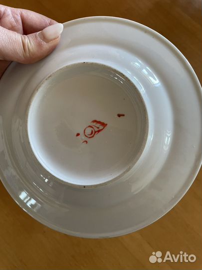 Масленка фарфор СССР