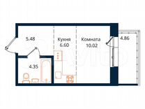 Квартира-студия, 31,3 м², 8/18 эт.