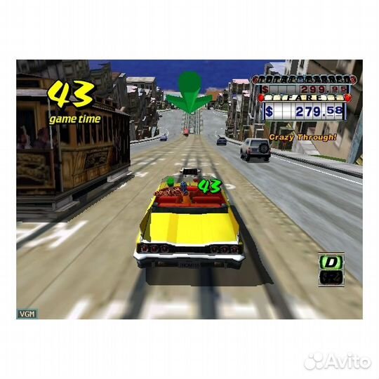Crazy Taxi с инструкцией (GameCube)