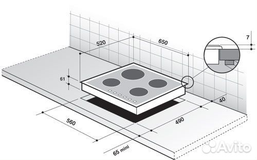 Независимая варочная панель De Dietrich DTI 705 W