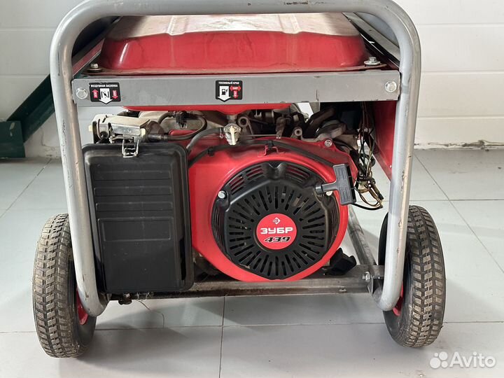 Бензогенератор зубр6200