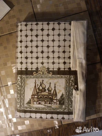 Скатерть лен новая