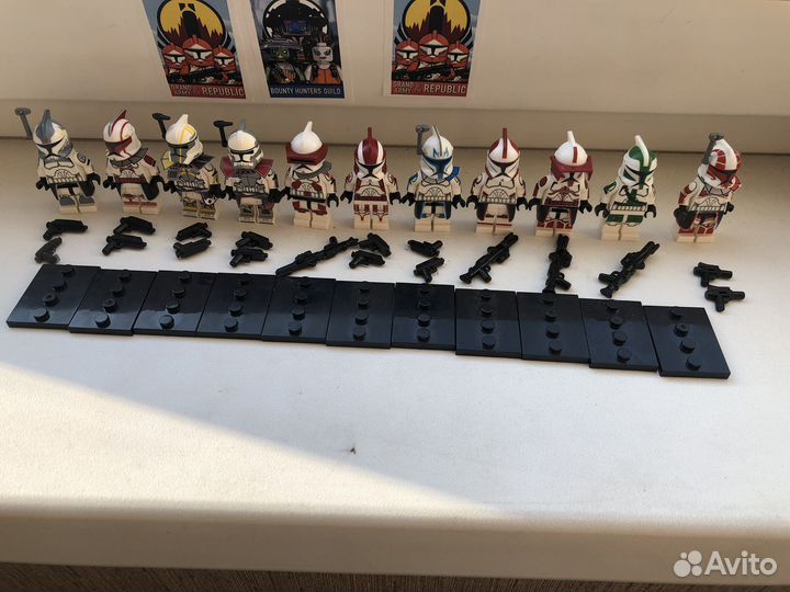 Клоны-командиры первой фазы Lego Star Wars