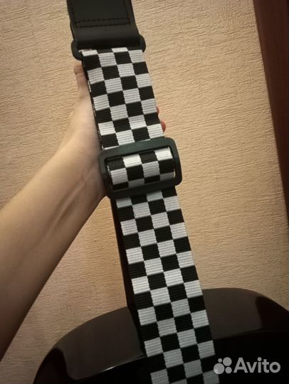 Акустическая фолк гитара terris+чехол+ремень