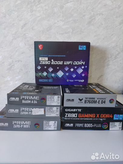 Материнские платы на сокет lga 1700/lga 1200