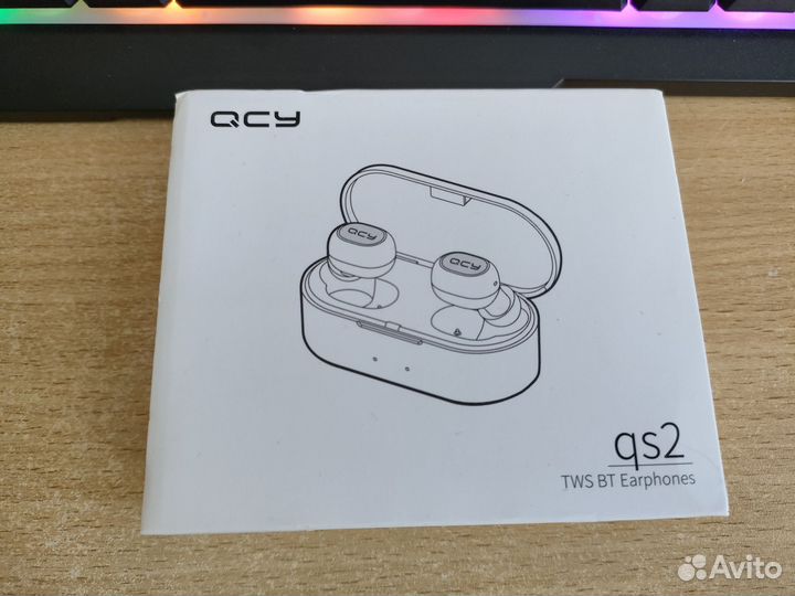 Беспроводные наушники QCY qs2