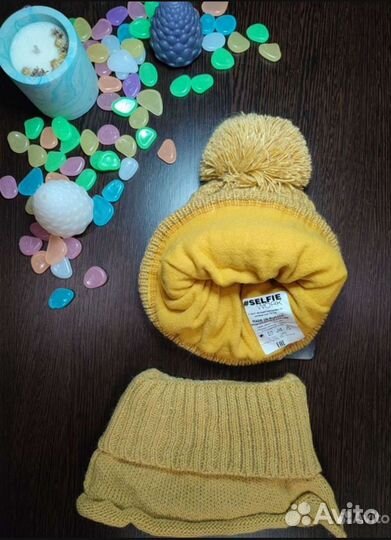 Шапка и снуд новые 52 54 см