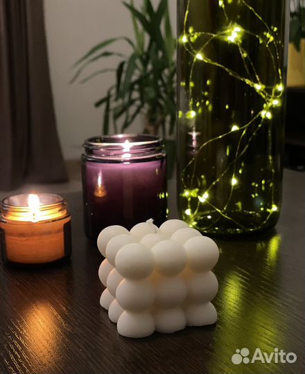 Ароматическая свеча ручной работы