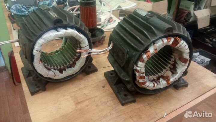 Перемотка ремонт электродвигателей