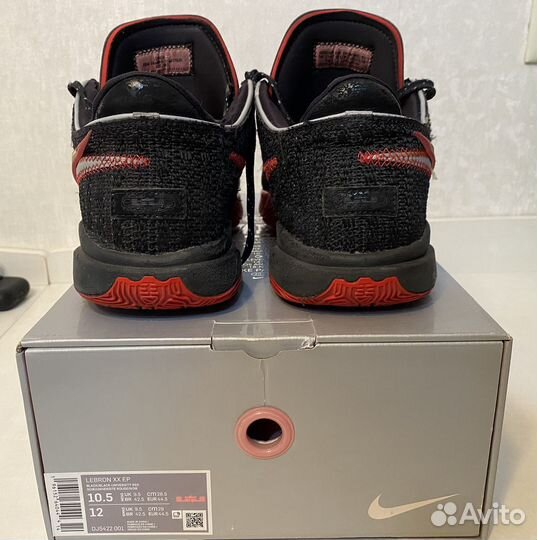 Кроссовки nike lebron 20 XX EP black/red