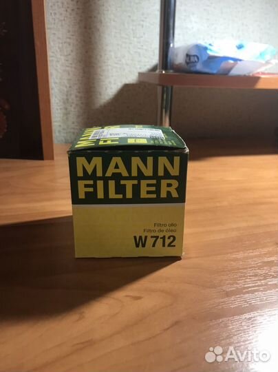 Фильтр масляный mann w 712 95