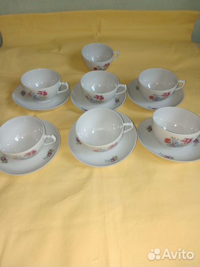 Чайный сервиз ссср.Дулево