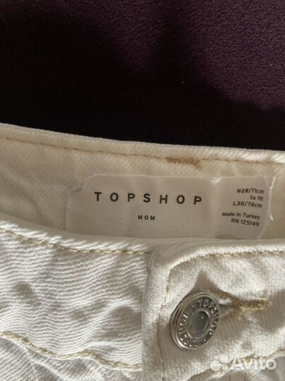 Джинсы Topshop Mom