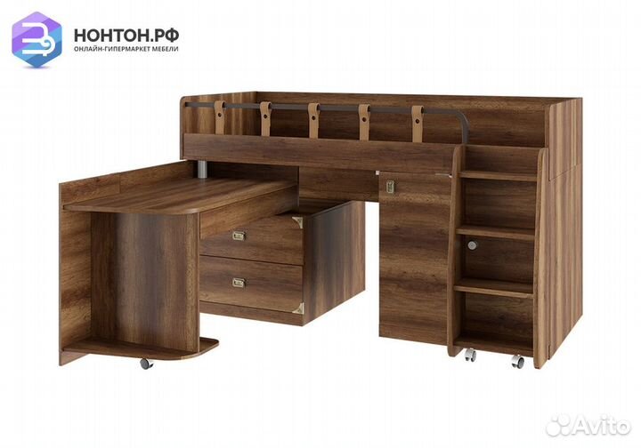 Кровать комбинированная Навигатор дуб каньон