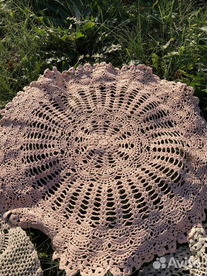 Старинная скатерть ручной работы