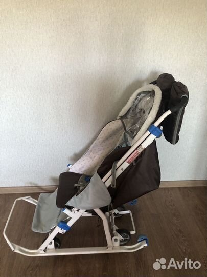 Детские санки коляска