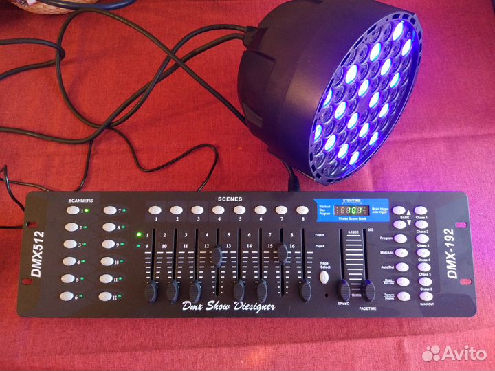 Пульт DMX для управления сценическим светом