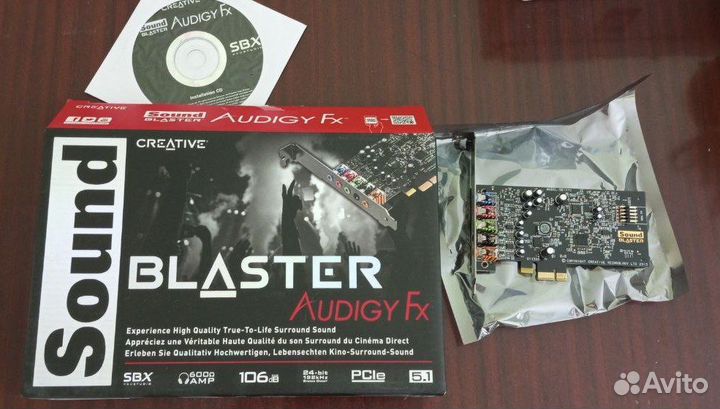Звуковая карта Sound Blaster Audigy Fx