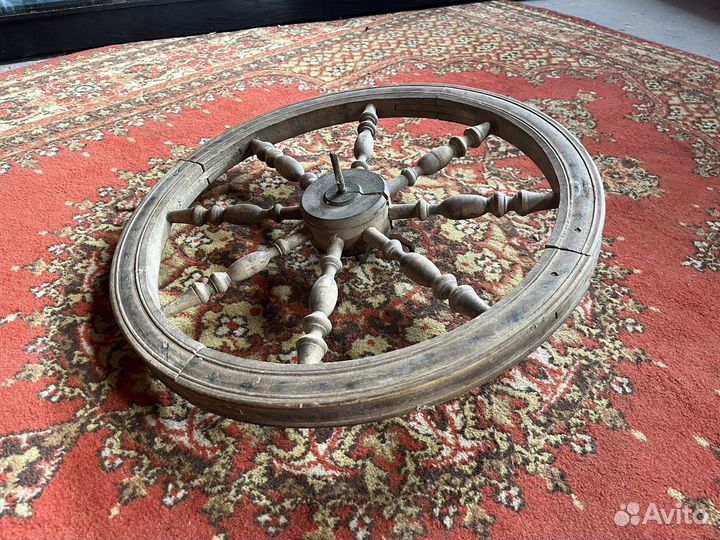 Колесо для прялки старинное