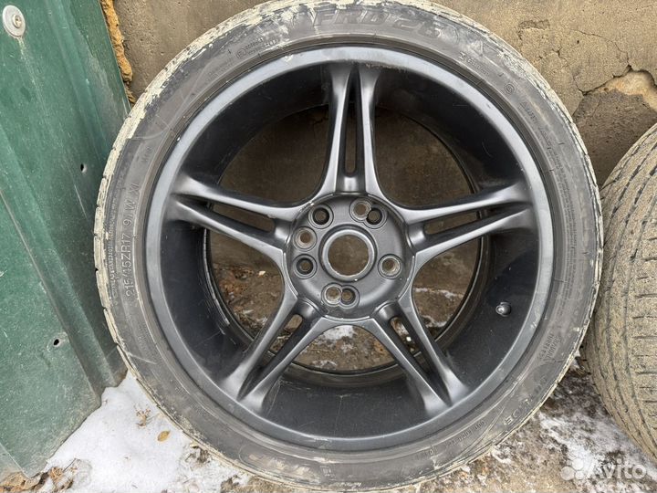 Литые диски r17 5x114 (4х114,3) с летней резиной