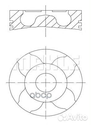 Поршень в сборе MAN D2066 LF01/02/03/06/07 (com