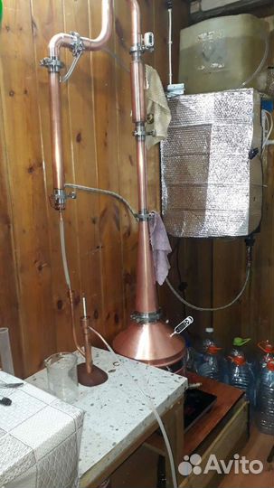 Самогонный апарат дистиллятор медный