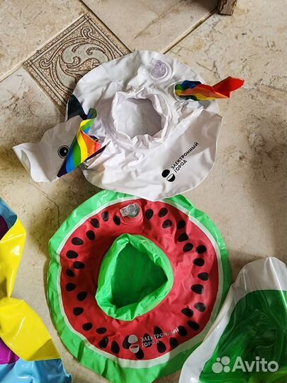 Нарукавники для плавания, круг, подстаканник