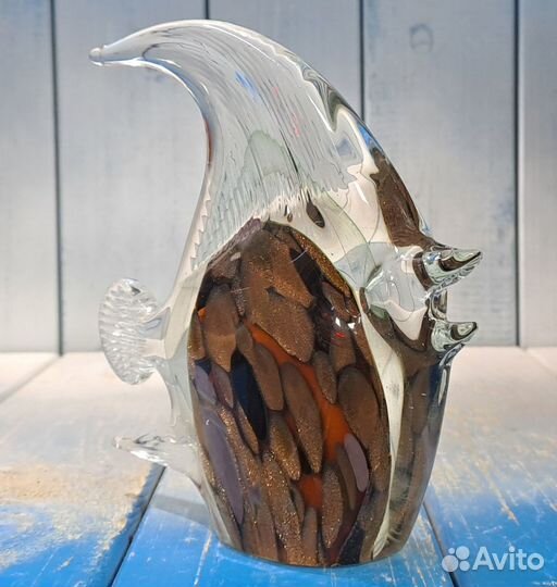 Статуэтка стеклянная Рыба (Скалярия)